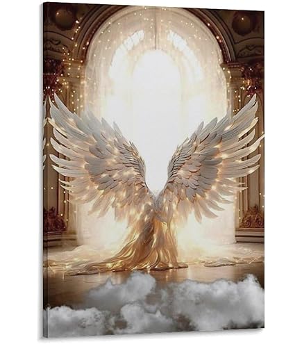 Amazon.co.jp: 天使の羽のポスター ポスター装飾絵画キャンバス壁